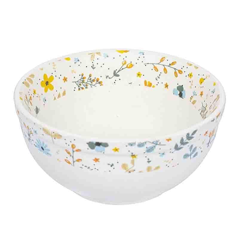 Buy Bowl - Sunflower Ceramic Dining Bowl - Set Of Two at Vaaree online