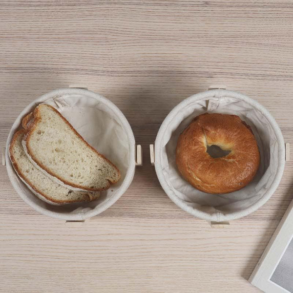 Buy Bread Basket - Mizu Round Bread Baskets - Set of Two at Vaaree online