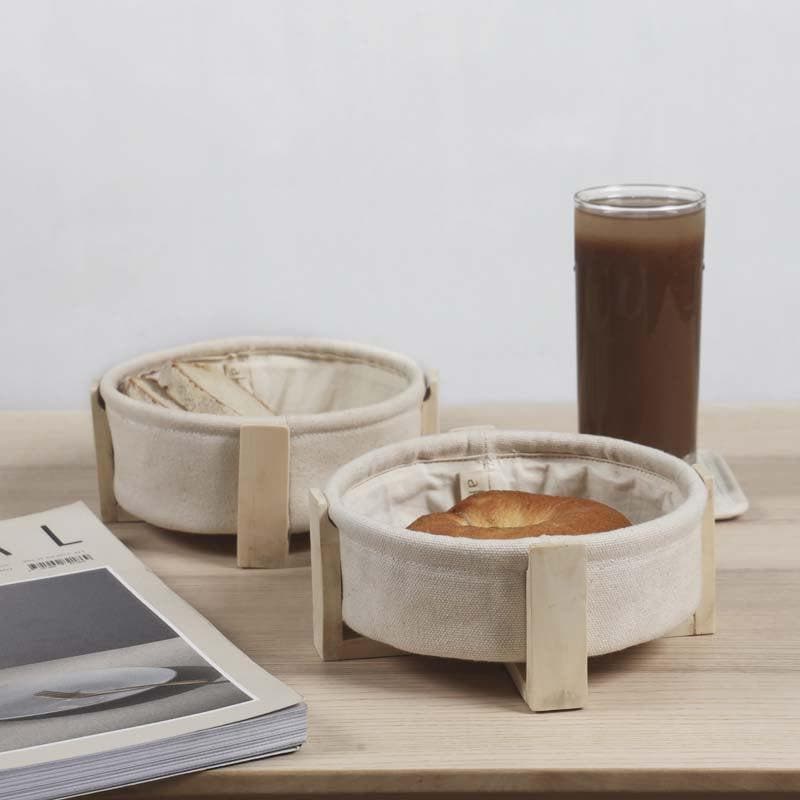 Buy Mizu Round Bread Baskets - Set of Two Bread Basket from Vaaree