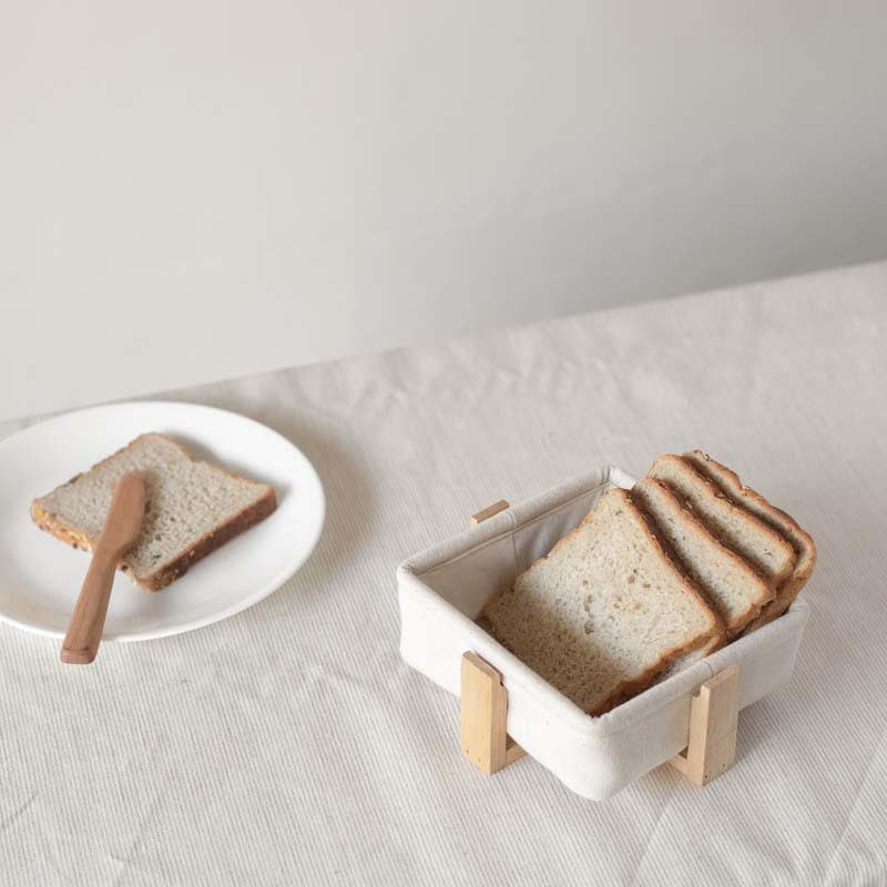 Buy Mizu Square Bread Baskets - Set of Two Bread Basket from Vaaree