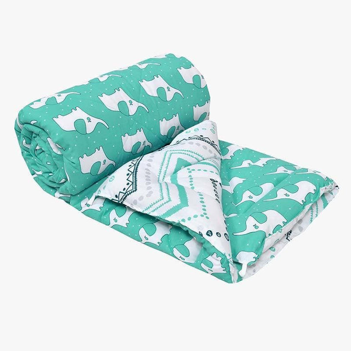 Buy Baby Elephant Reversible Comforter at Vaaree online | Beautiful Comforters & AC Quilts to choose from