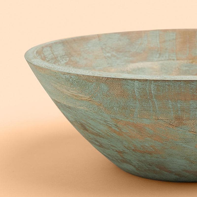 Buy Basic Wooden Bowl Gangtok Sage at Vaaree online | Beautiful Serving Bowl to choose from