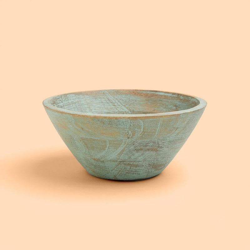 Buy Basic Wooden Bowl Gangtok Sage at Vaaree online | Beautiful Serving Bowl to choose from