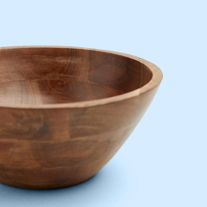 Buy Basic Wooden Bowl Natural at Vaaree online | Beautiful Serving Bowl to choose from