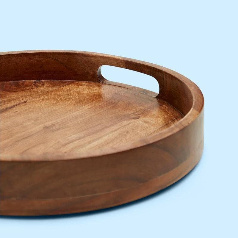 Buy Basic Wooden Tray Natural at Vaaree online | Beautiful Serving Tray to choose from