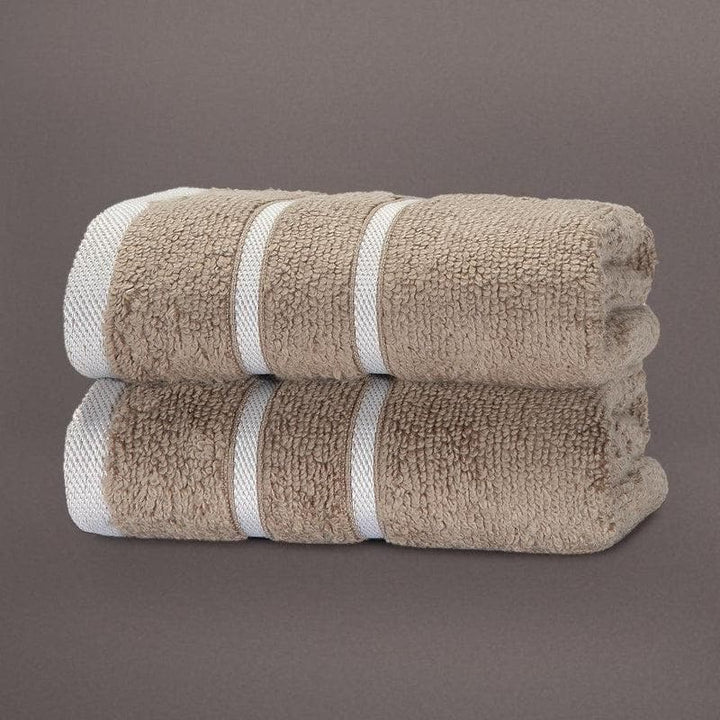 Buy Beige Oh-so-soft Hand Towel (Set of Two) at Vaaree online | Beautiful Hand & Face Towels to choose from