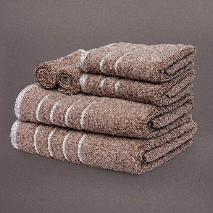 Buy Beige Oh-so-soft Towel (Set of Six) at Vaaree online