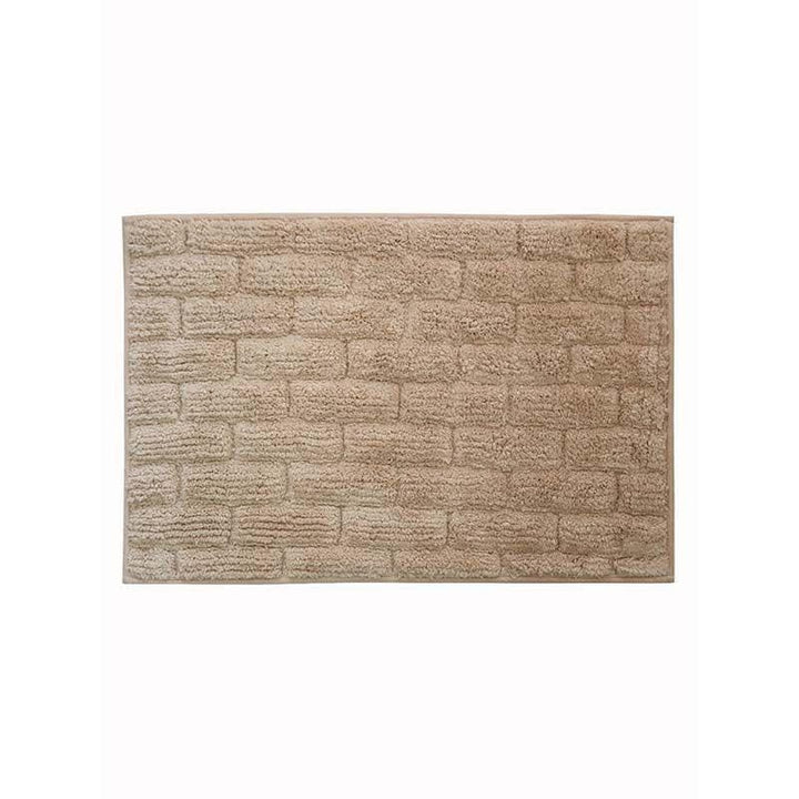 Buy Beige Tiled Cotton Bathmat at Vaaree online | Beautiful Bath Mats to choose from