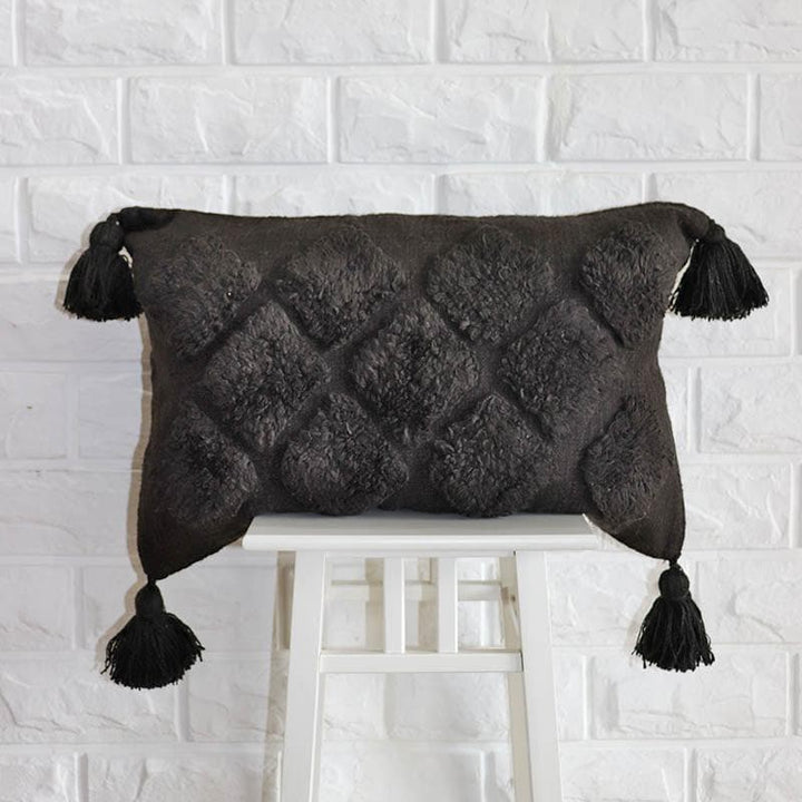 Buy Black Boho-Dream Cushion Cover at Vaaree online | Beautiful Cushion Covers to choose from