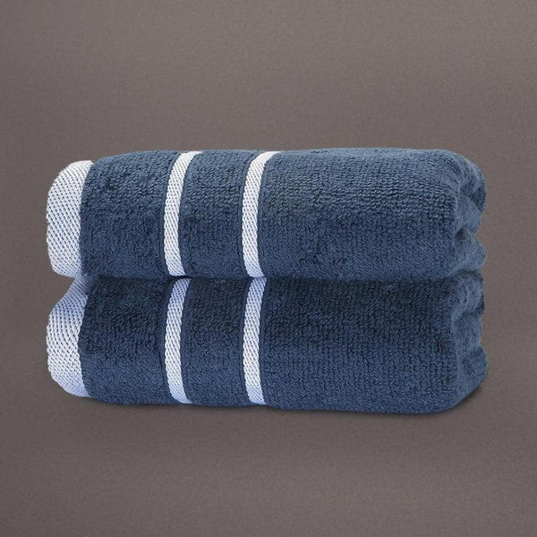 Buy Blue Oh-so-soft Hand Towel (Set of Two) at Vaaree online | Beautiful Hand & Face Towels to choose from