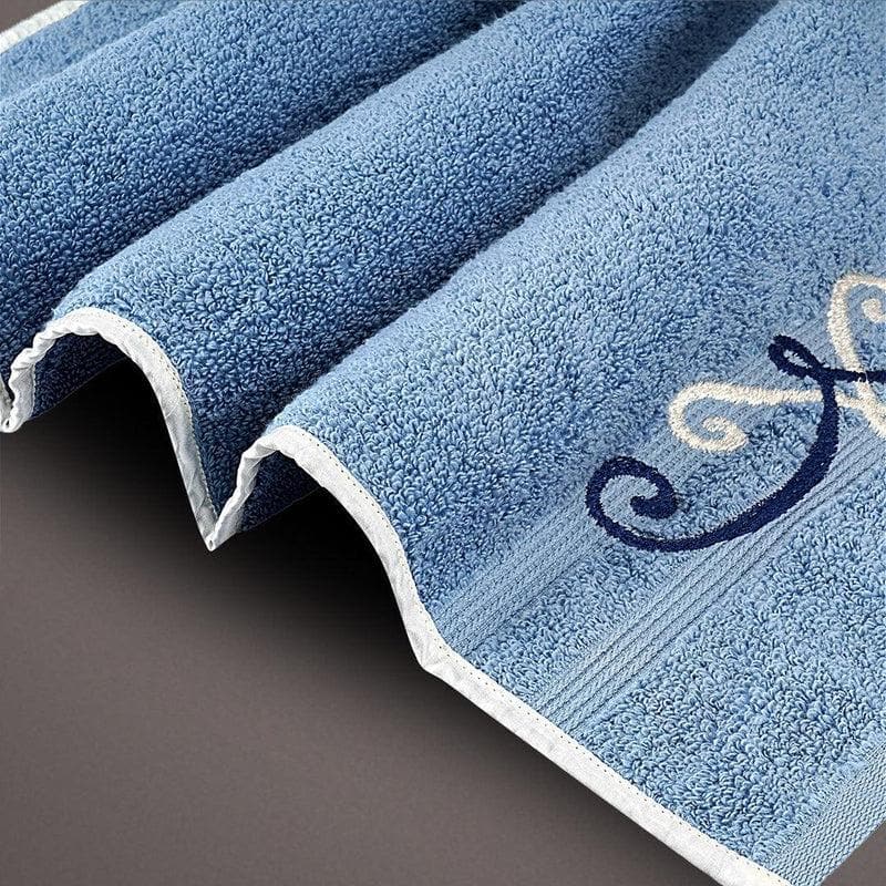 Buy Blue Silly Cuddly Hand Towel (Set of Two) at Vaaree online | Beautiful Hand & Face Towels to choose from