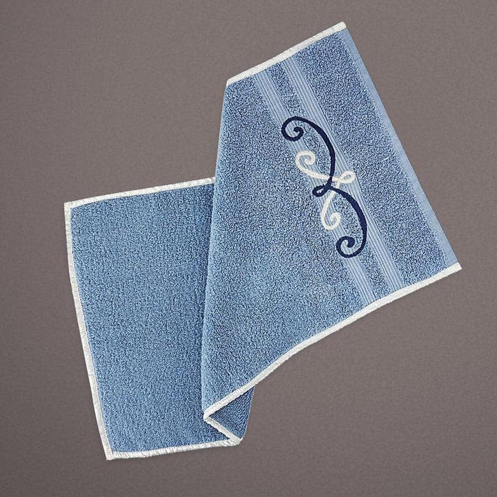 Buy Blue Silly Cuddly Hand Towel (Set of Two) at Vaaree online | Beautiful Hand & Face Towels to choose from