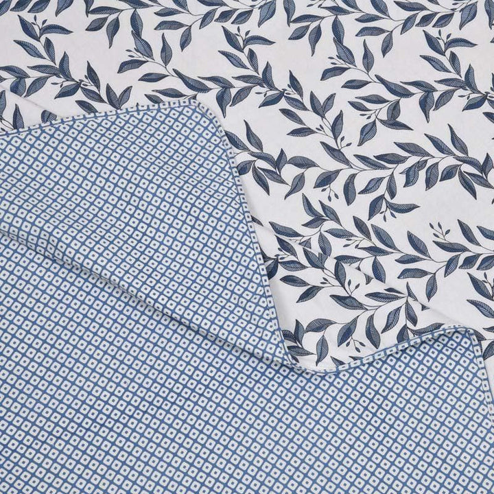Buy Dove Blue Reversible Cotton Dohar at Vaaree online | Beautiful Dohars to choose from