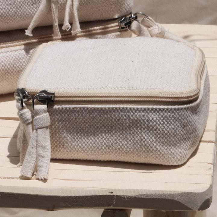 Buy Canvas Box Pouches - Set Of Three at Vaaree online | Beautiful Storage Pouch to choose from