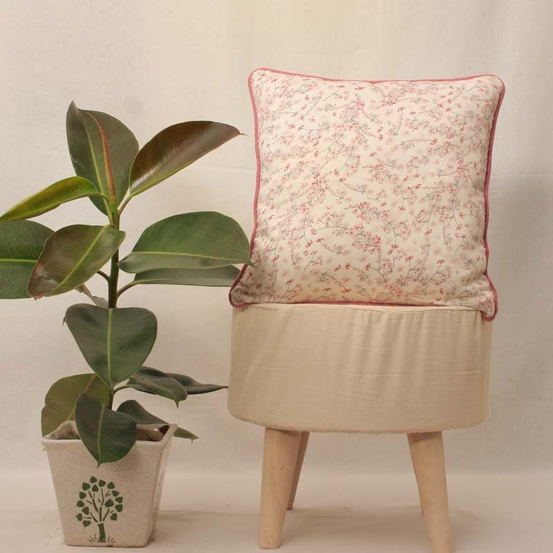 Buy Cherry Blossom Cushion Cover at Vaaree online | Beautiful Cushion Covers to choose from