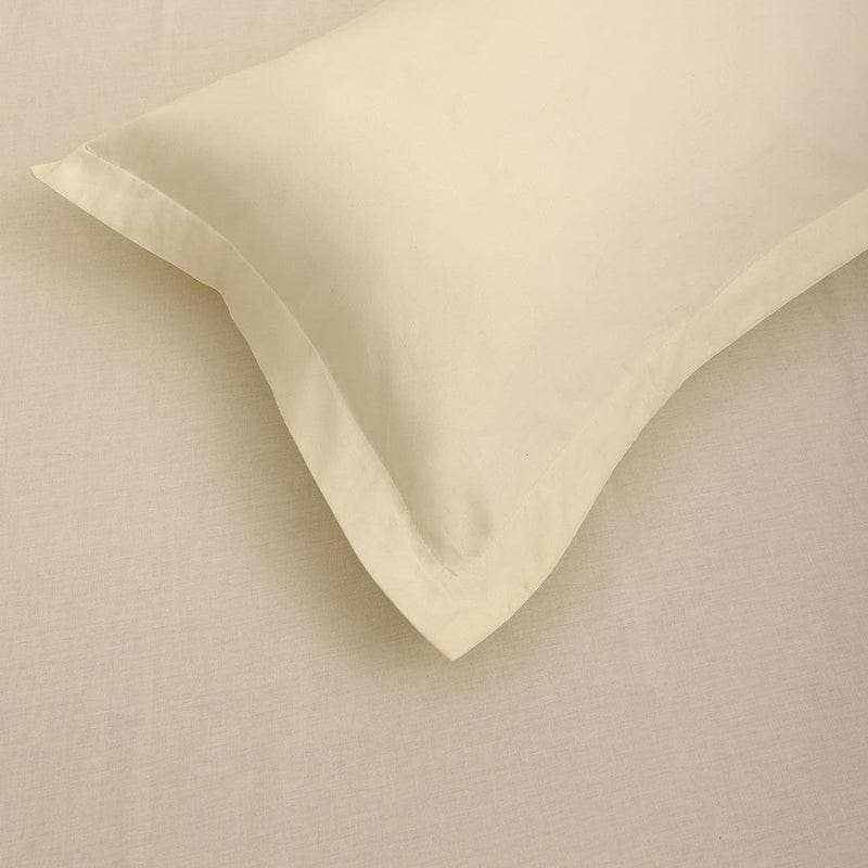 Buy Classic Solid Bedsheet (Ivory) at Vaaree online | Beautiful Bedsheets to choose from