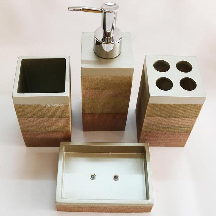 Buy Concentric Block Polyresin Bathroom set at Vaaree online | Beautiful Accessories & Sets to choose from