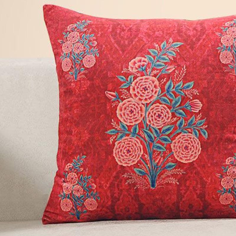 Buy Crimson Contemporary Cushion Cover - Set Of Two at Vaaree online | Beautiful Cushion Cover Sets to choose from
