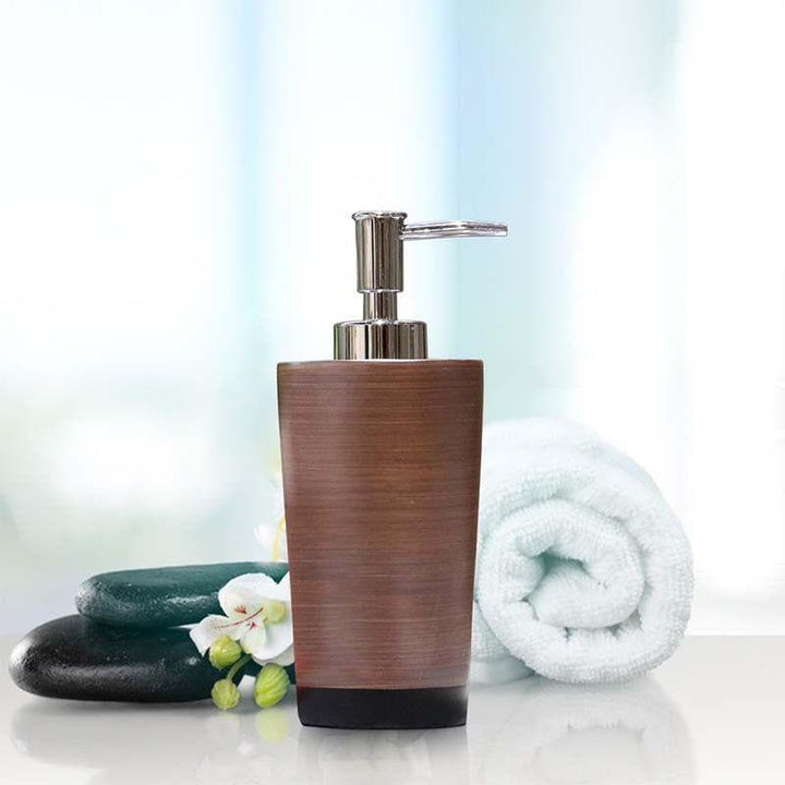 Buy Dark Pecan Polyresin Soap Dispenser at Vaaree online | Beautiful Soap Dispenser to choose from