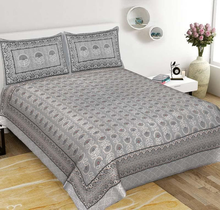 Buy Earthy Grey Bedsheet at Vaaree online