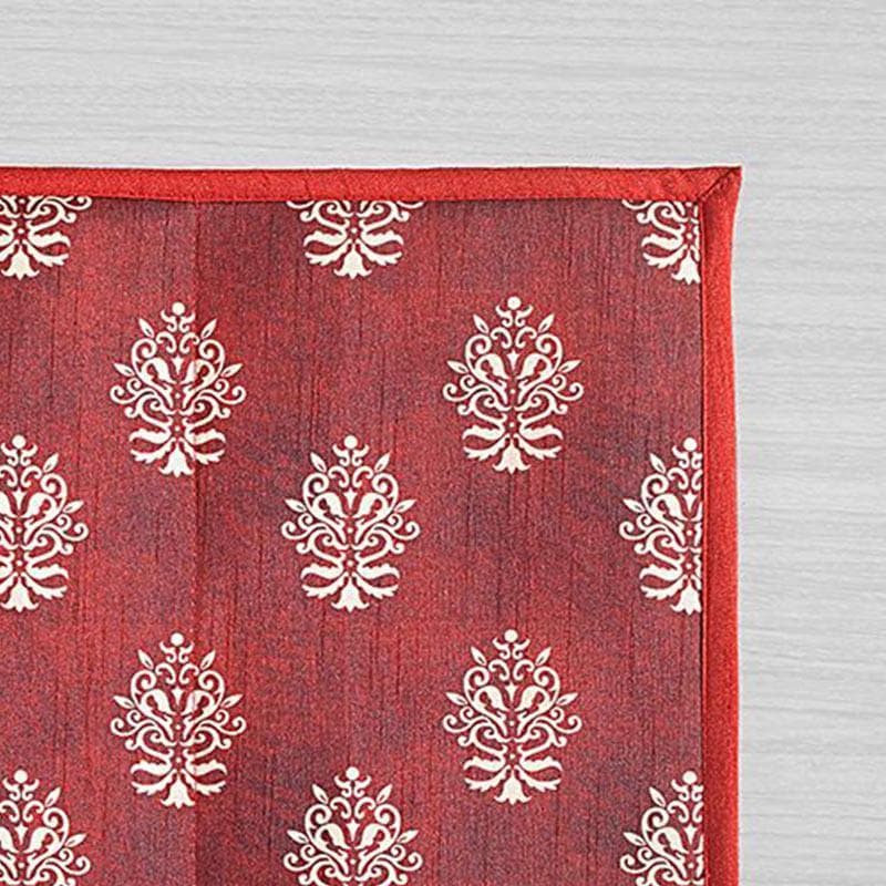 Buy Ethnic Maroon Printed Placemats - Set Of Two at Vaaree online | Beautiful Table Mat to choose from