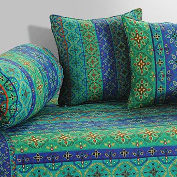 Buy Ethnic Printed Diwan Set at Vaaree online | Beautiful Diwan Set to choose from