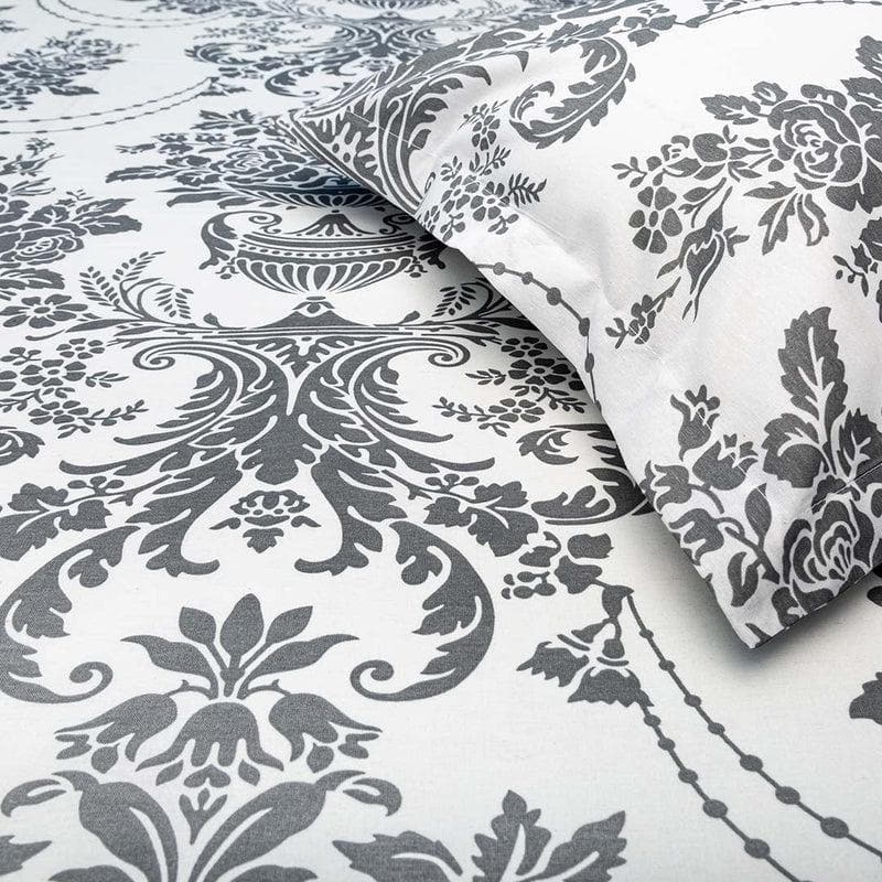Buy Floral Monochrome Bedsheet at Vaaree online | Beautiful Bedsheets to choose from