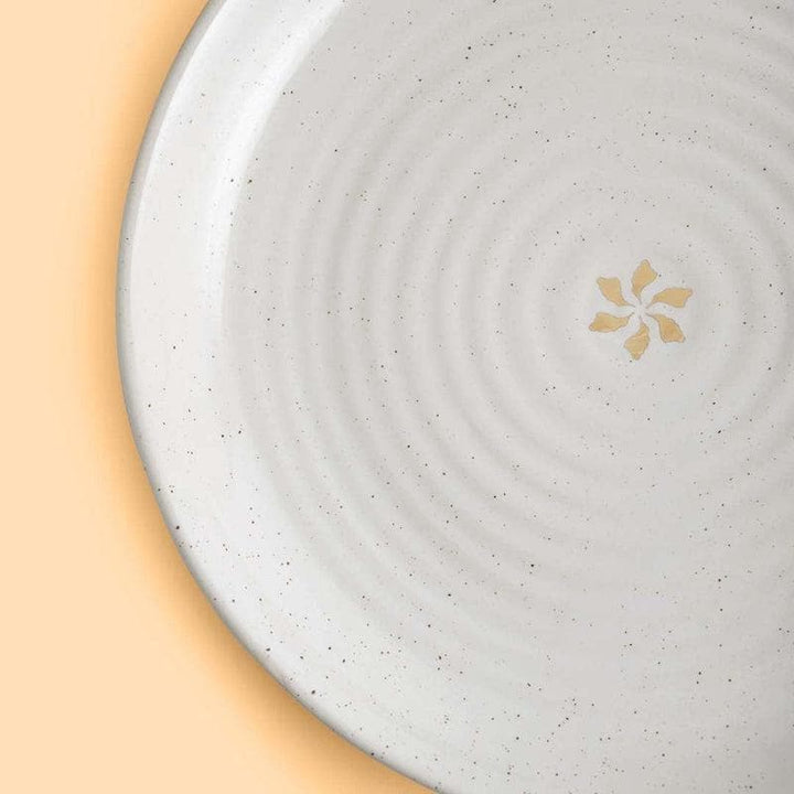 Buy Ganga Dinner Plate (Ivory) at Vaaree online | Beautiful Dinner Plate to choose from