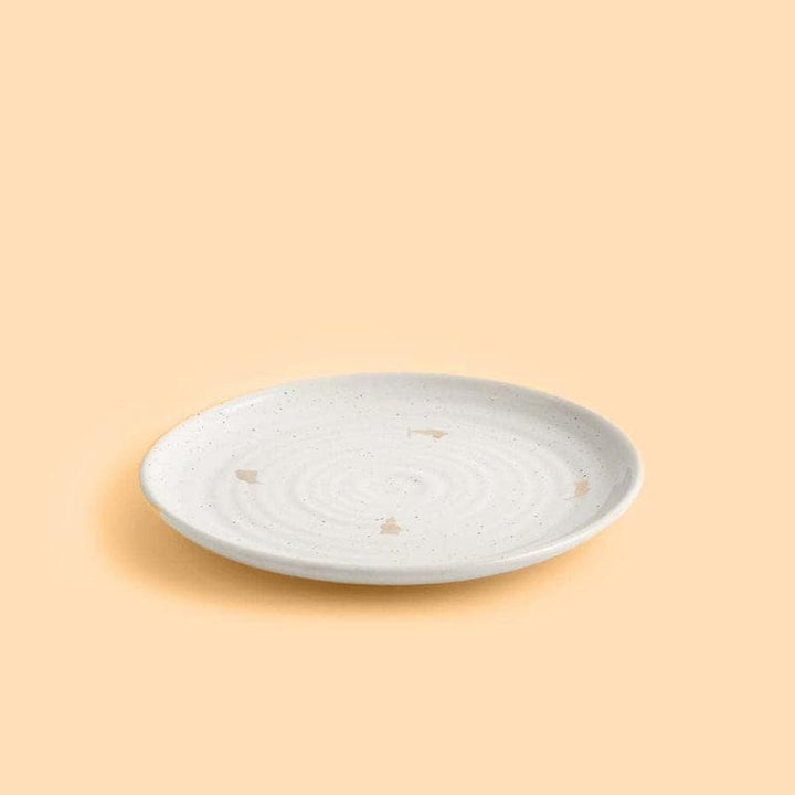 Buy Ganga Quarter Plate (Ivory) at Vaaree online | Beautiful Quarter Plate to choose from