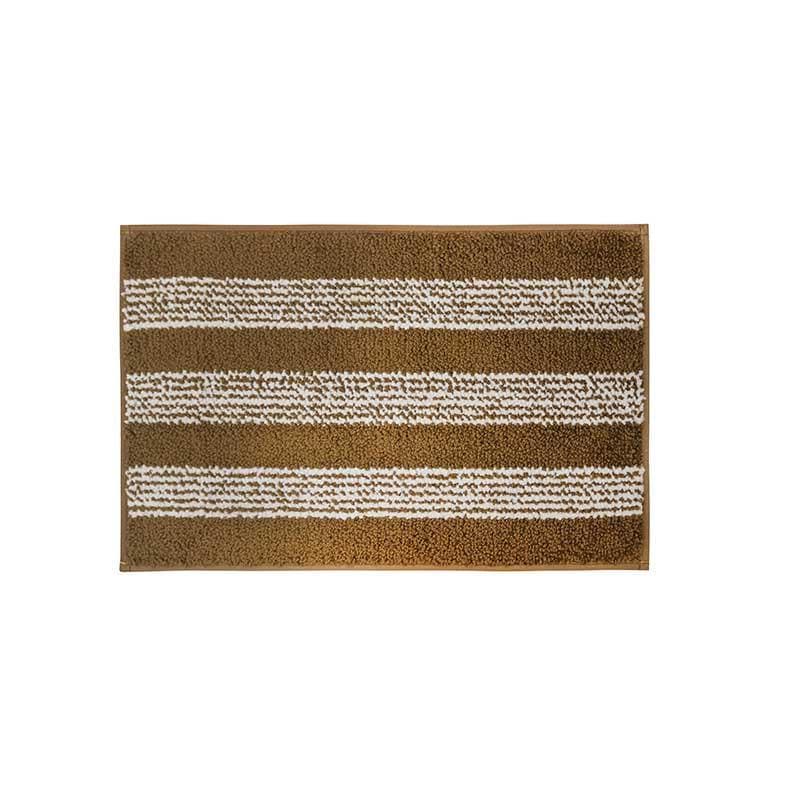 Buy Golden Striped Microfiber Bathmat at Vaaree online | Beautiful Bath Mats to choose from