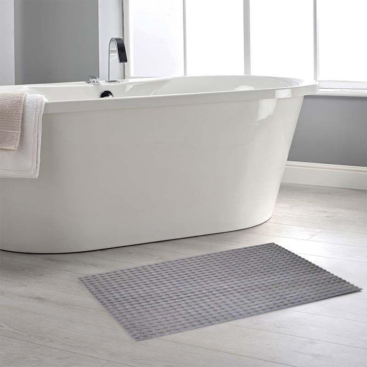 Buy Grey Anti Slip Shower Mat at Vaaree online | Beautiful Bath Mats to choose from