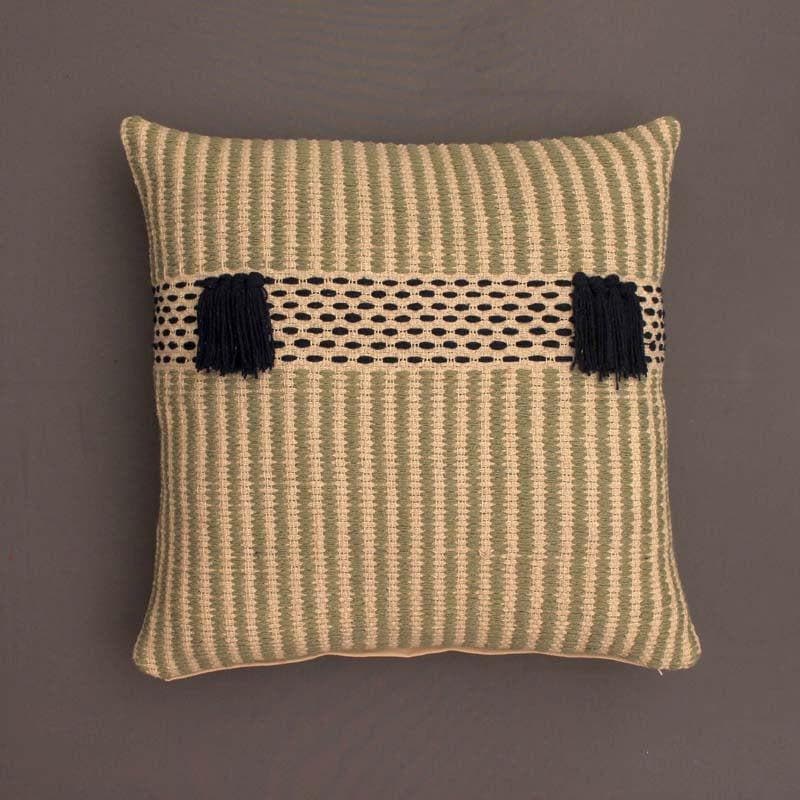 Buy Handwoven Streaks Cushion Cover at Vaaree online | Beautiful Cushion Covers to choose from