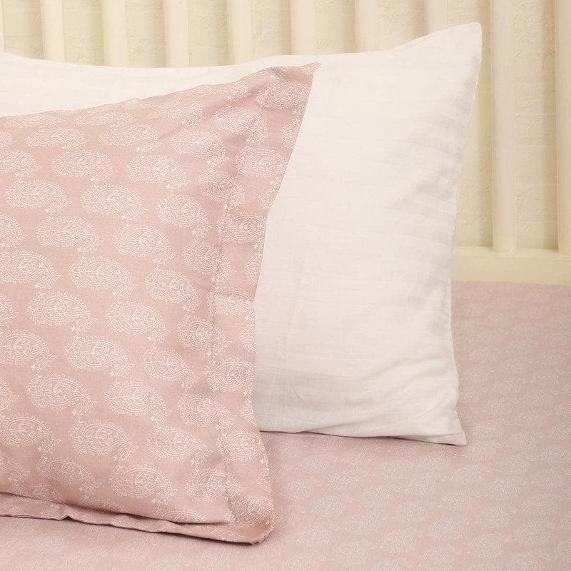 Buy Light Blush Paisley Bedsheet Bedsheets from Vaaree