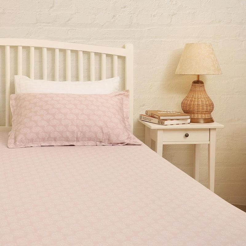 Buy Light Blush Paisley Bedsheet Bedsheets from Vaaree