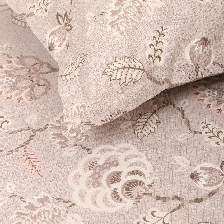 Buy Light Brown Floral Bedsheet at Vaaree online | Beautiful Bedsheets to choose from
