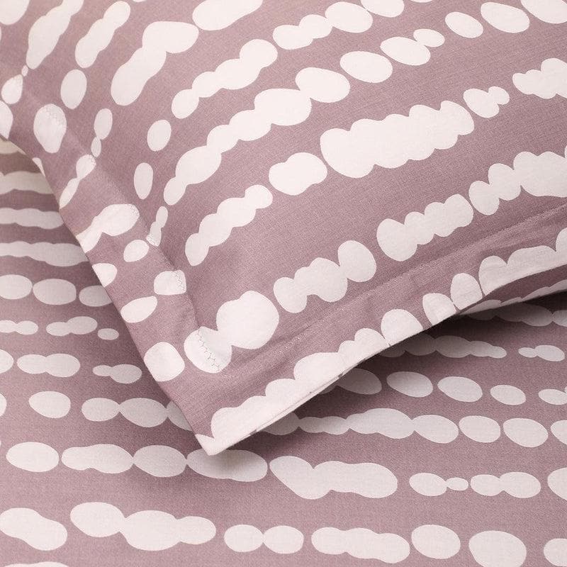 Buy Mauve Abstract Speckled Bedsheet Bedsheets from Vaaree