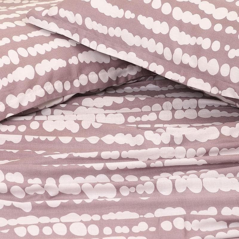 Buy Mauve Abstract Speckled Bedsheet Bedsheets from Vaaree