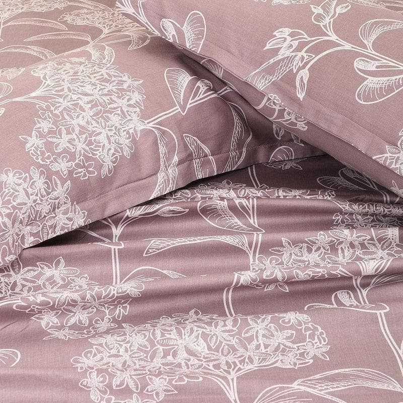 Buy Mauve Blossom Bedsheet Bedsheets from Vaaree