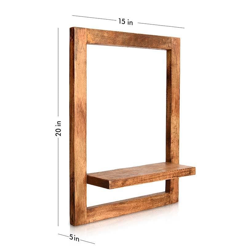 Buy Minimalist Rectangle Wooden Shelf at Vaaree online | Beautiful Wall & Book Shelves to choose from