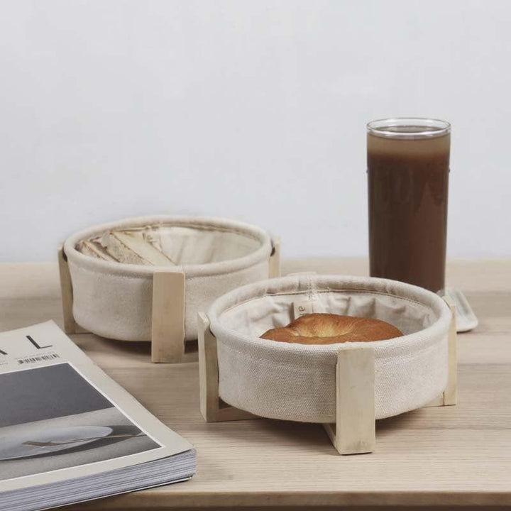 Buy Mizu Round Bread Baskets - Set of Two at Vaaree online | Beautiful Bread Basket to choose from