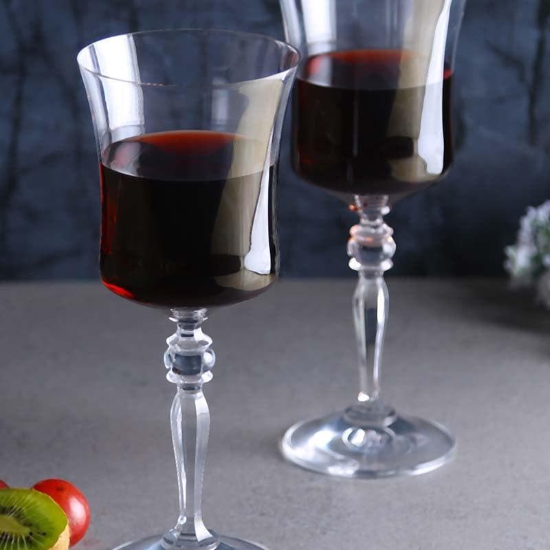 Buy Old-school Wine Glass - Set of Six at Vaaree online | Beautiful Wine Glass to choose from