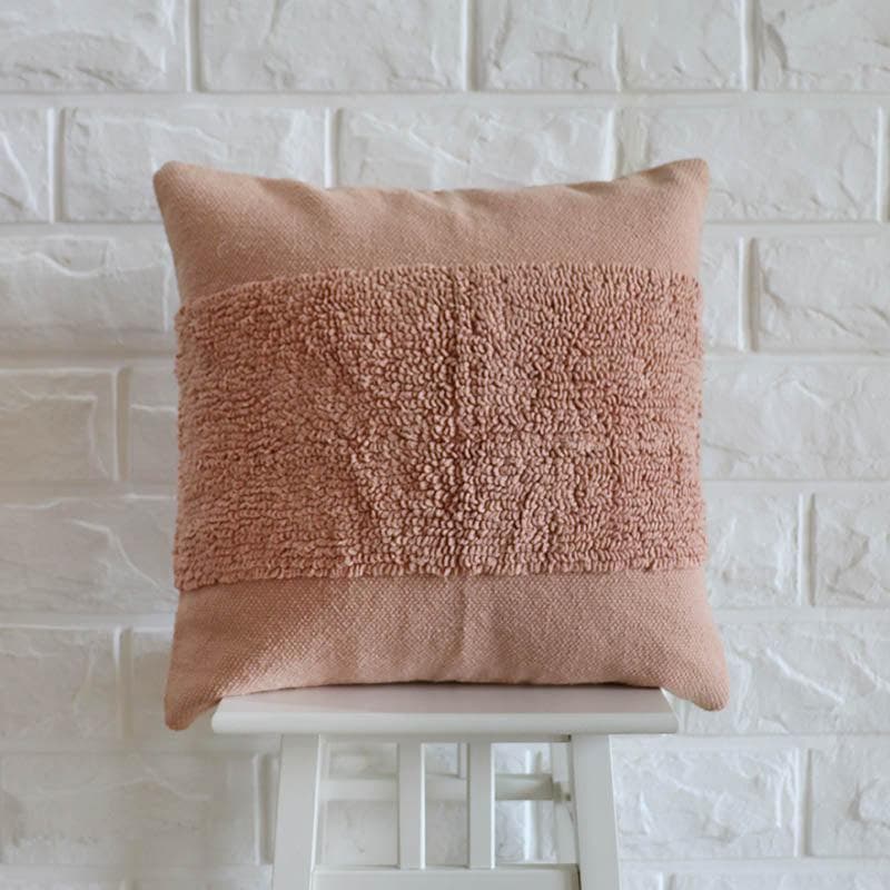 Buy Peach Blush Cushion Cover at Vaaree online | Beautiful Cushion Covers to choose from