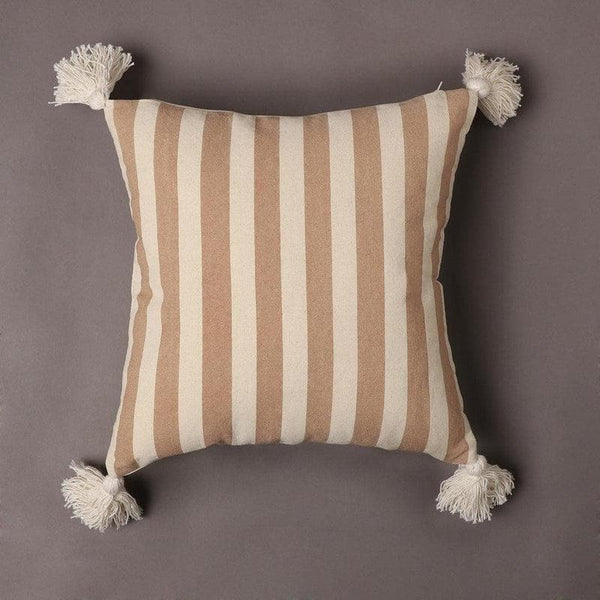 Buy Pink Candy Striped Cushion Cover at Vaaree online | Beautiful Cushion Covers to choose from