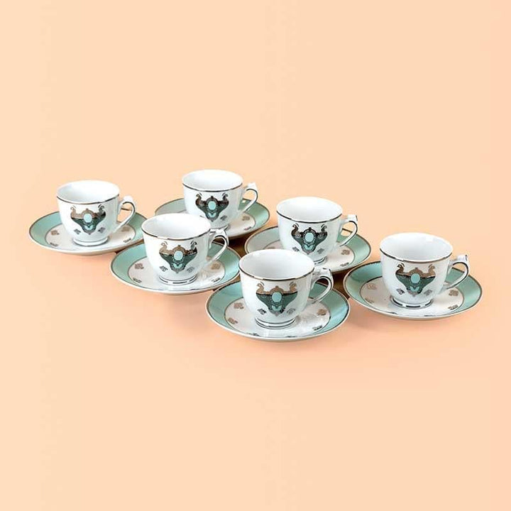 Buy Plume Coffee Cup & Saucer - Set of Six at Vaaree online | Beautiful Tea Cup to choose from