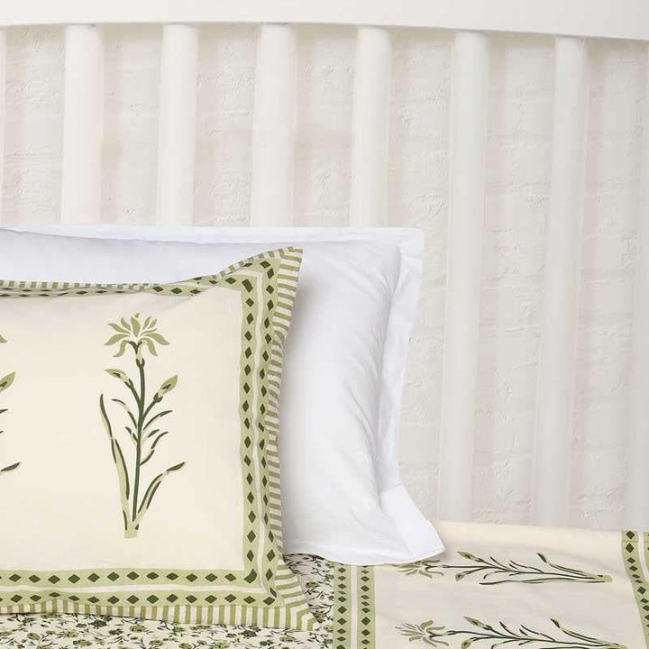 Buy Sage Floral Bedsheet at Vaaree online