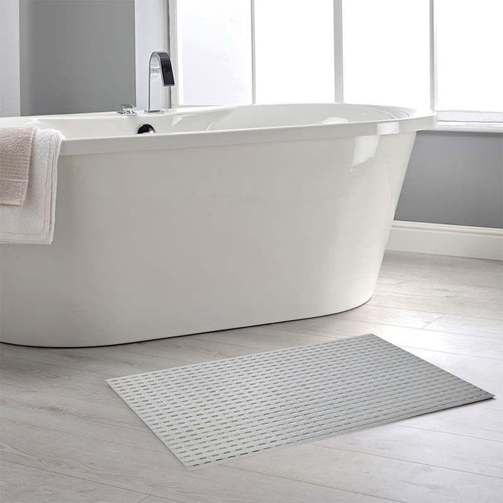 Buy Silver Anti Slip Shower Mat at Vaaree online | Beautiful Bath Mats to choose from