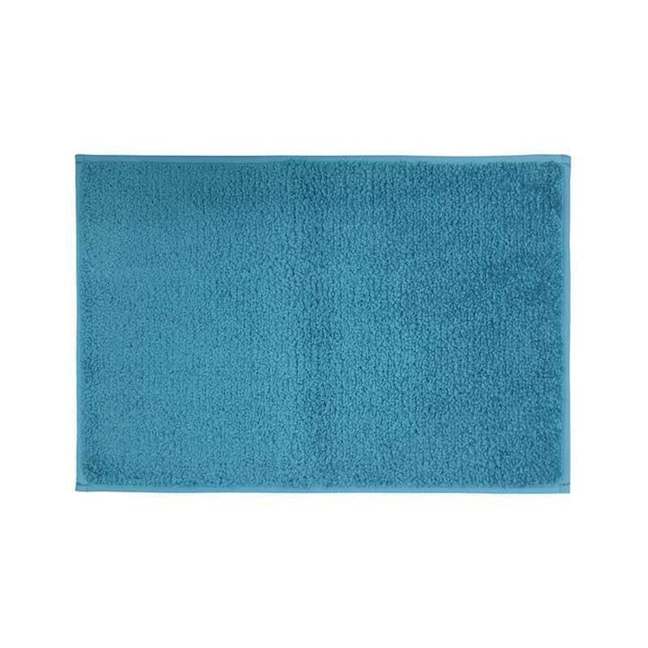 Buy Teal Blue Microfiber Bathmat at Vaaree online | Beautiful Bath Mats to choose from
