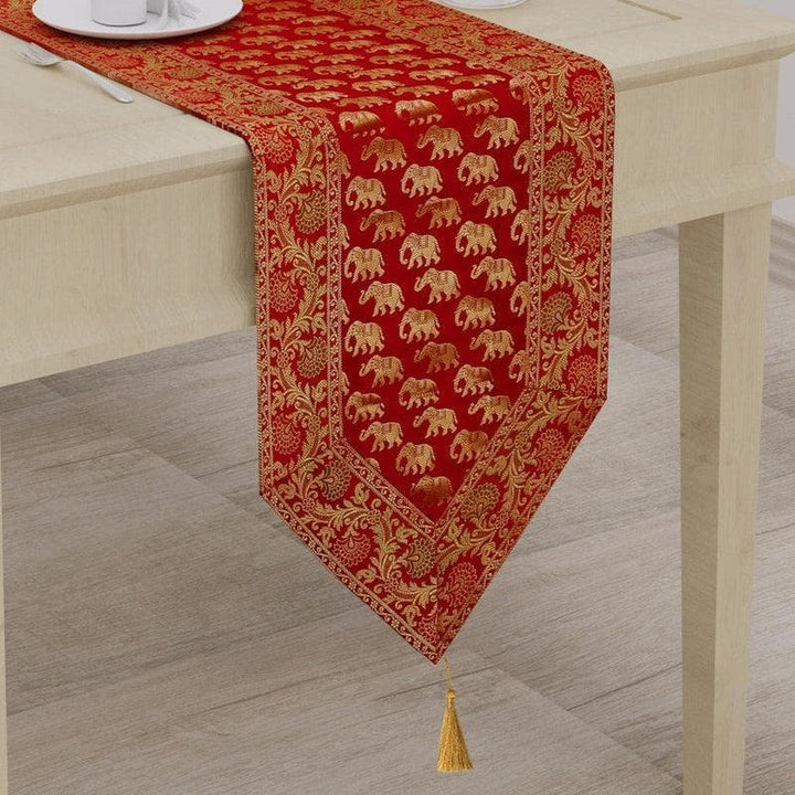 Buy Tuscan Silk Table Runner at Vaaree online | Beautiful Table Runner to choose from