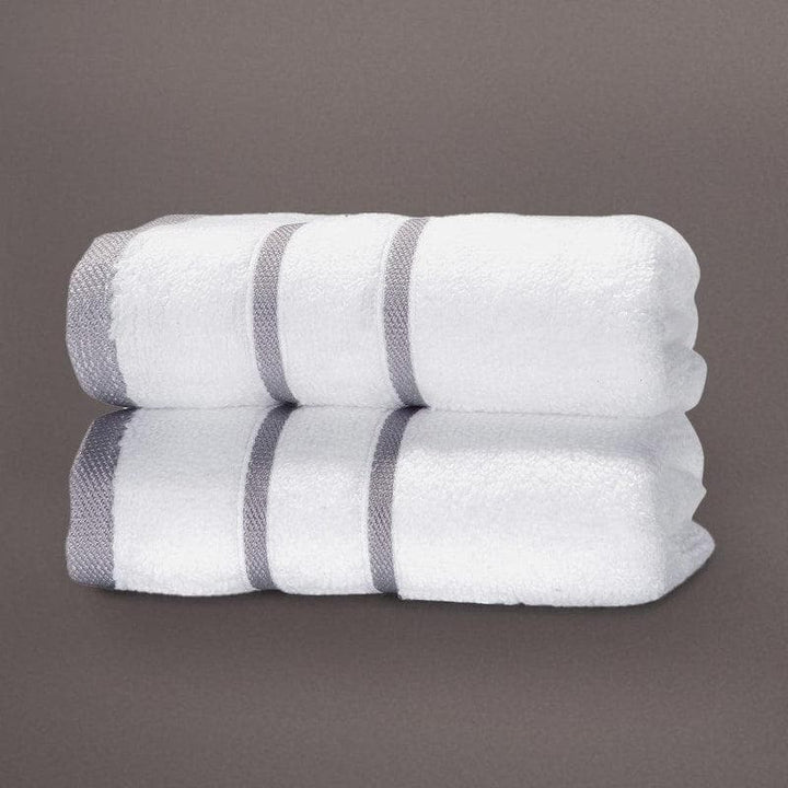 Buy White Oh-so-soft Hand Towel (Set of Two) at Vaaree online