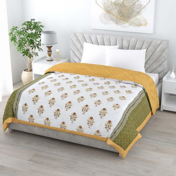 Buy Yellow Petals Comforter at Vaaree online | Beautiful Comforters & AC Quilts to choose from